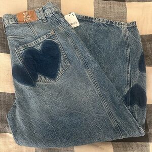 We The Free Good Luck Shadow Heart Patch Jeans
